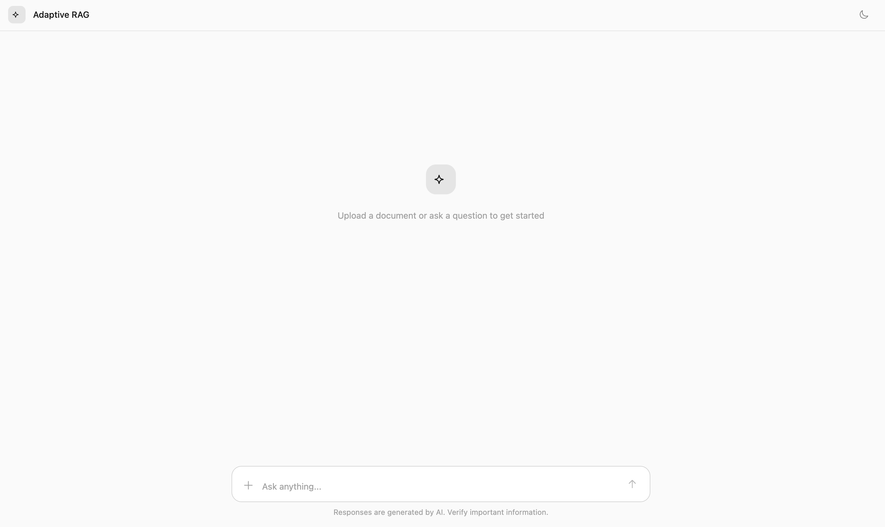DocMindAI Adaptive RAG preview